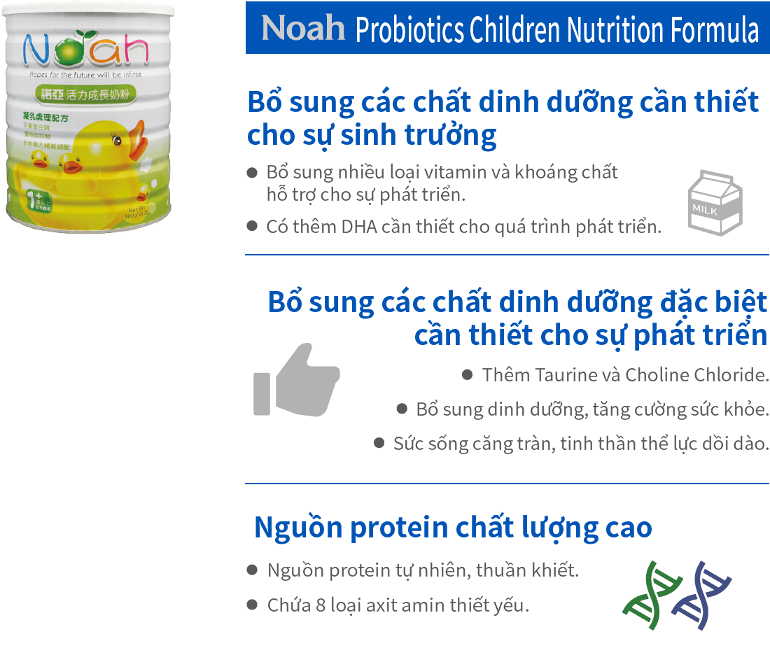 Noah Probiotics Children Nutrition Formula