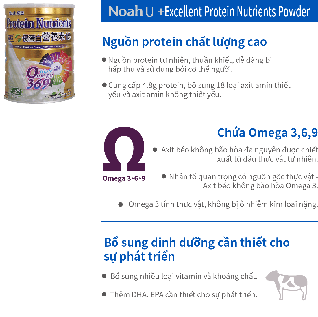 Noah U+ Excellent Protein Nutrients Powder 15